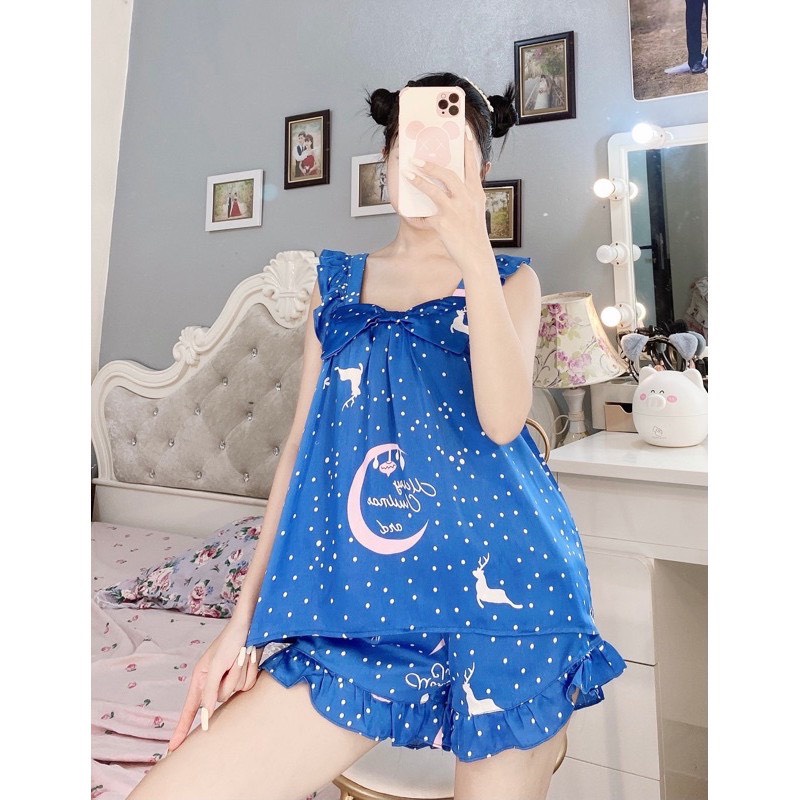 BỘ NGỦ HAI DÂY CÁNH TIÊN nơ ngực