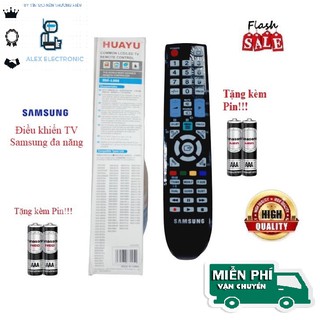 Remote Điều khiển TV Samsung đa năng các dòng tivi Samsung LCD/LED/Smart TV- Hàng tốt tương thích 100%Tặng kèm Pin