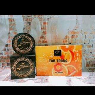 ( Chín Hãng ) Bộ kem body Vip No.1 độc quyền dưỡng trắng da cao cấp