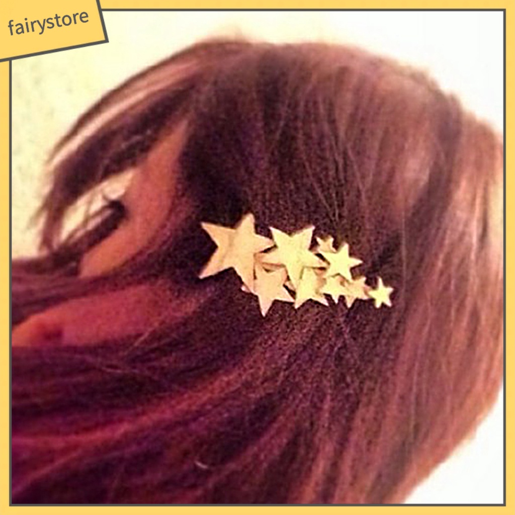 Kẹp Tóc Hình Ngôi Sao Bằng Hợp Kim Ngọt Ngào
