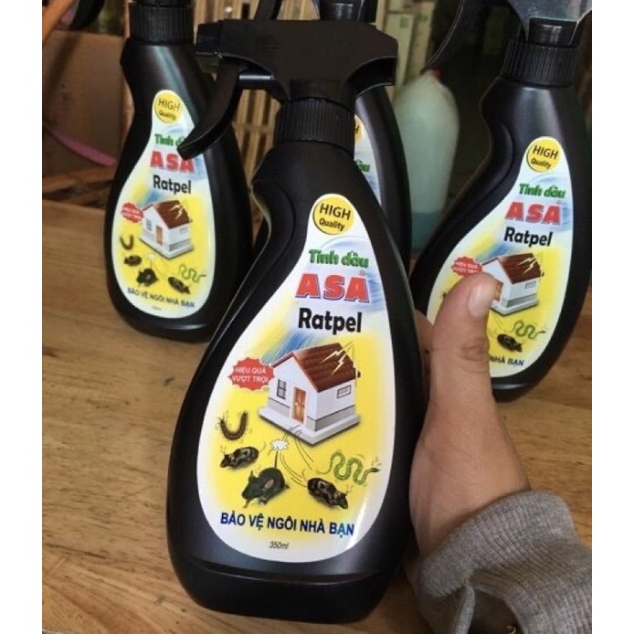 Tinh Dầu Xua Đuổi Chuột ASA Ratpel 350ml - Hiệu quả ngày lần đầu tiên