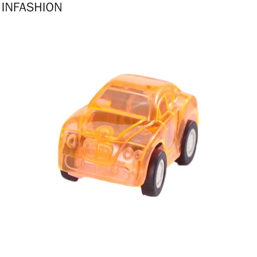 Đồ Chơi Xe Hơi Lên Dây Cót Mini Trong Suốt Thiết Kế Dễ Thương Cho Bé