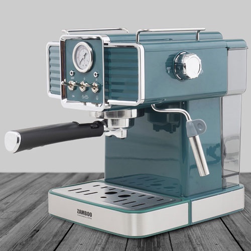 Tặng Quà Máy pha cà phê espresso Zamboo ZB90-PRO(15bar/1350w, đánh sữa)  tặng 500gram Superpower coffee