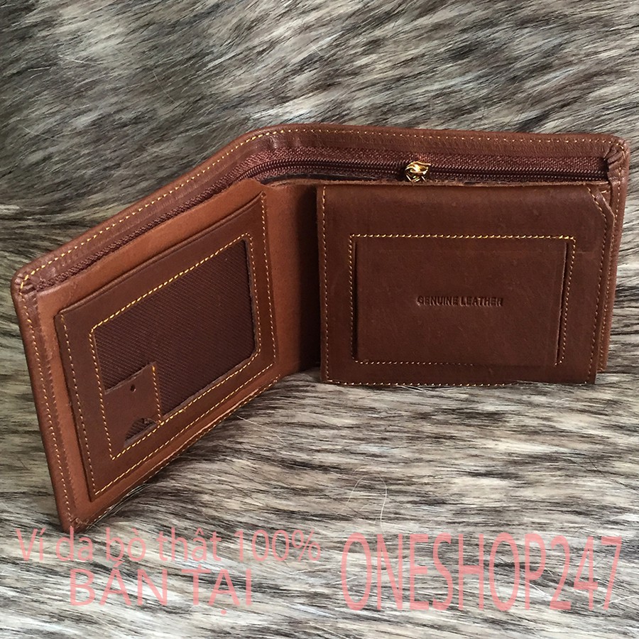 Ví nam A31V,  bóp nam ví da bò nguyên miếng chuẩn đẹp