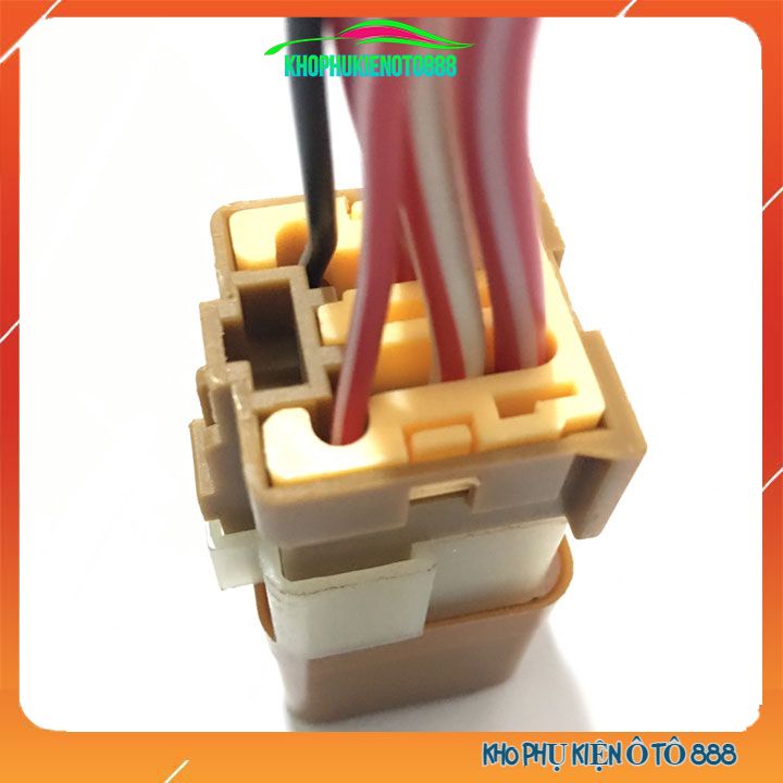 Rơ le relay ô tô 12V 6 chân nâu