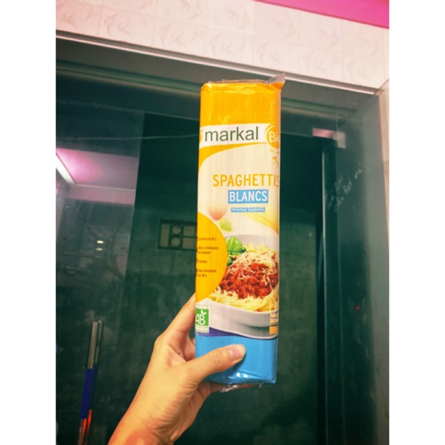 [Date 2022]Mì Spagheti hữu cơ 500g Markal