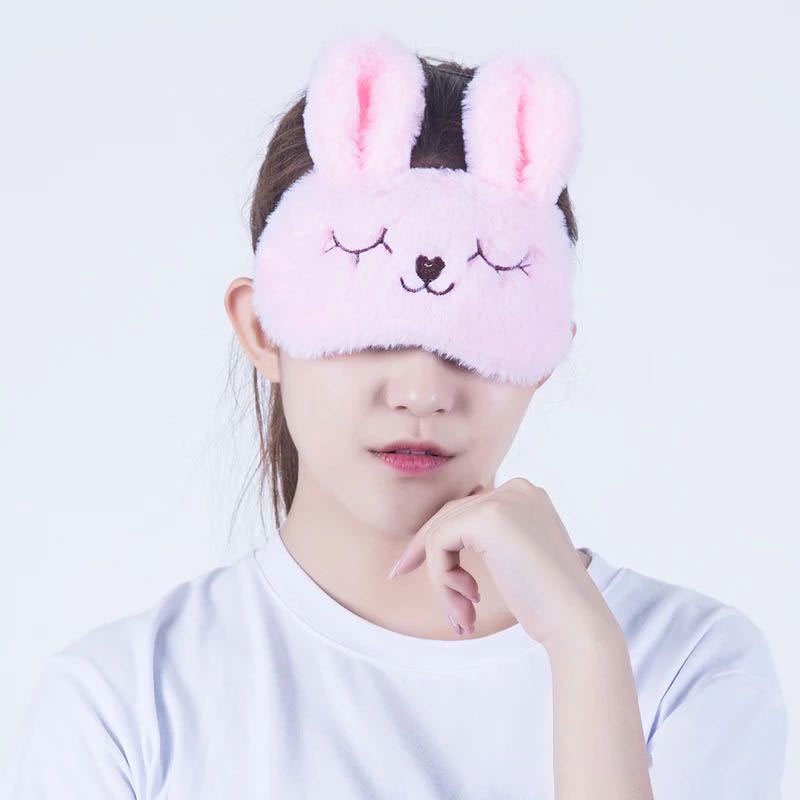 Bịt mắt ngủ Yadou nén lạnh vải bông hoạt hình dễ thương cho bé