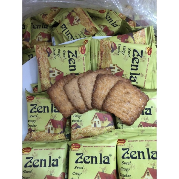 500g Bánh Quy Mè Vừng Zenla Đặc Biệt Thơm Ngon - Hàng Chuẩn Công Ty