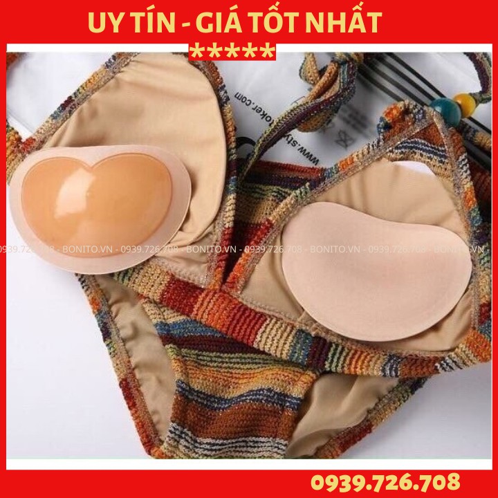 Combo 4 miếng độn ngực đa năng chuyên dùng cho áo ngực áo bikini đồ bơi (2 cặp)