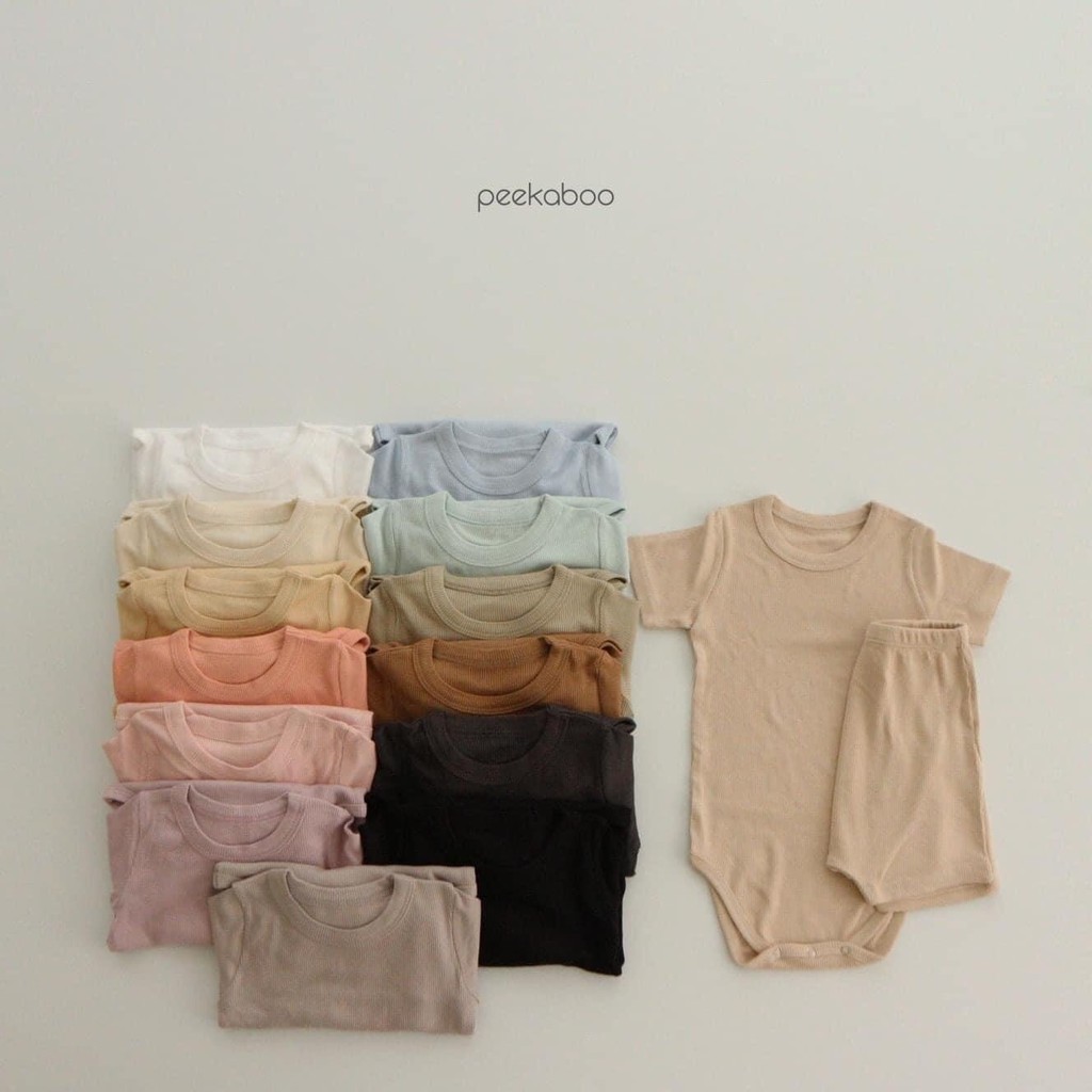 [PEEKABOO] Bộ Bodysuit Cool Cool cho bé trai/ bé gái