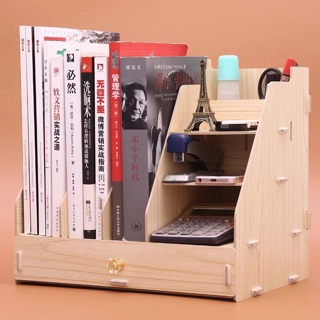 [ Hàng order 5 ngày] kệ gỗ để sách tiện lợi