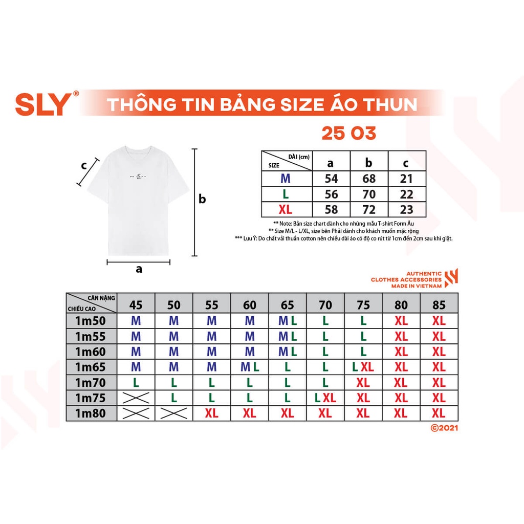 Áo Thun SLY 25 03 màu Trắng | BigBuy360 - bigbuy360.vn