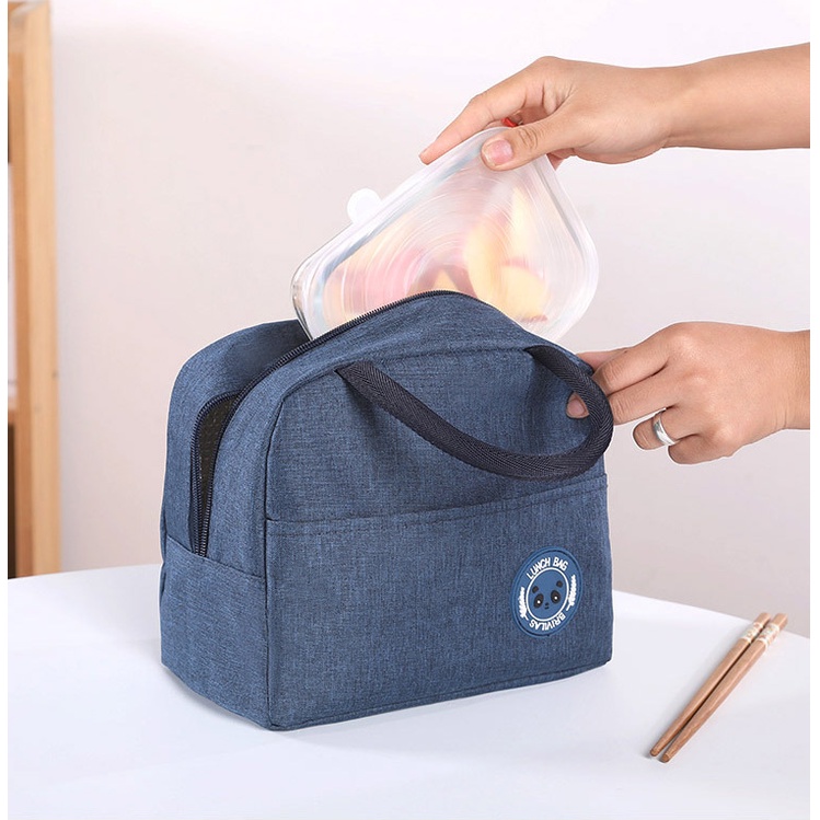 Túi đựng hộp cơm văn phòng, túi đựng đồ ăn, tiện lợi đơn giản, bền-rẻ