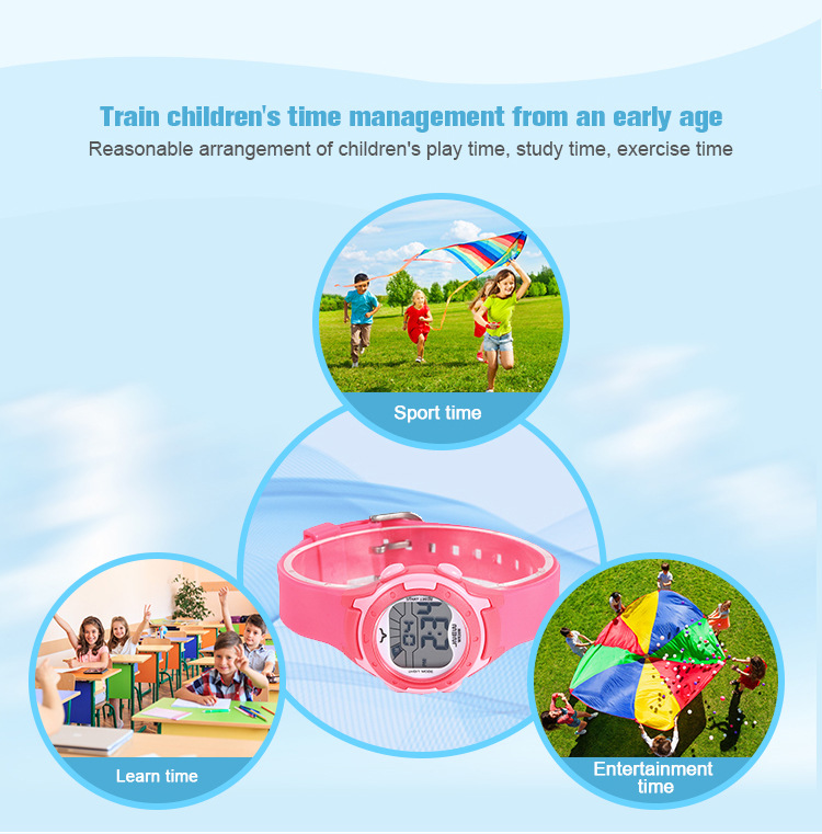 JNEW Đồng hồ trẻ em nam đồng hồ điện tử đơn giản đa chức năng đồng hồ điện tử trẻ em đầy màu sắc đồng hồ điện tử thể thao không thấm nước | BigBuy360 - bigbuy360.vn