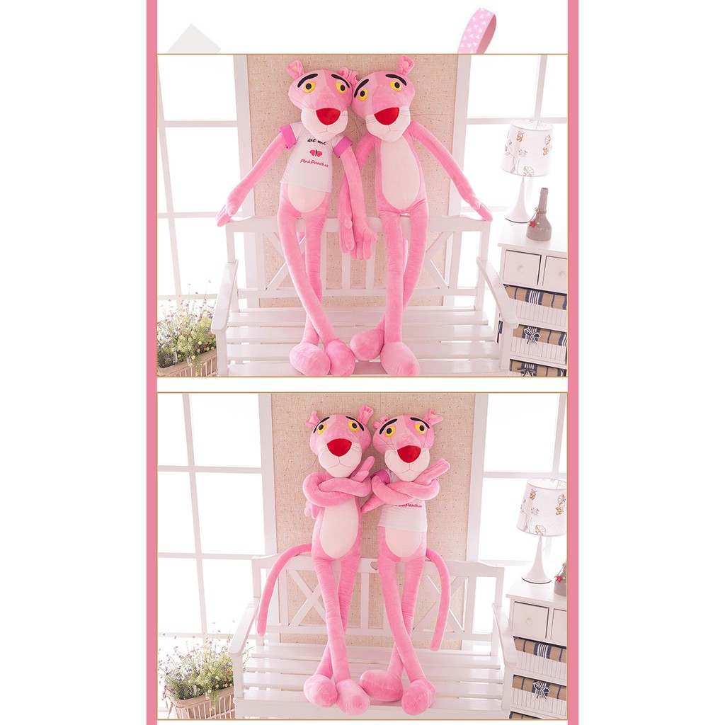 Gấu Bông Báo Hồng Pink Panther Siêu Ngộ Nghĩnh - Super Buyers