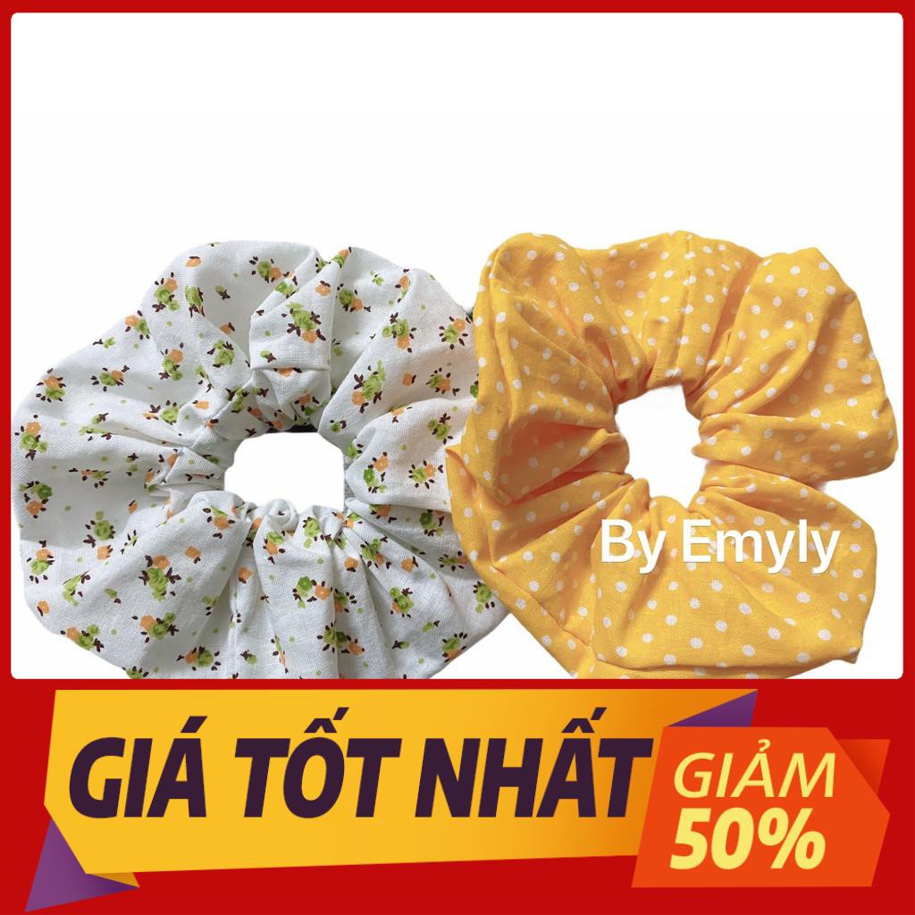 [Mã giảm giá: SCRUNCHIES giảm 5k khi mua từ 50k] Dây buộc tóc Scrunchies Handmade nhiều màu sắc