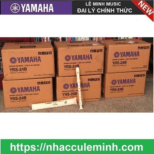 Sáo Tiêu  Recorder Soprano Yamaha YRS-24B Tone (Do-C) - CHÍNH HÃNG