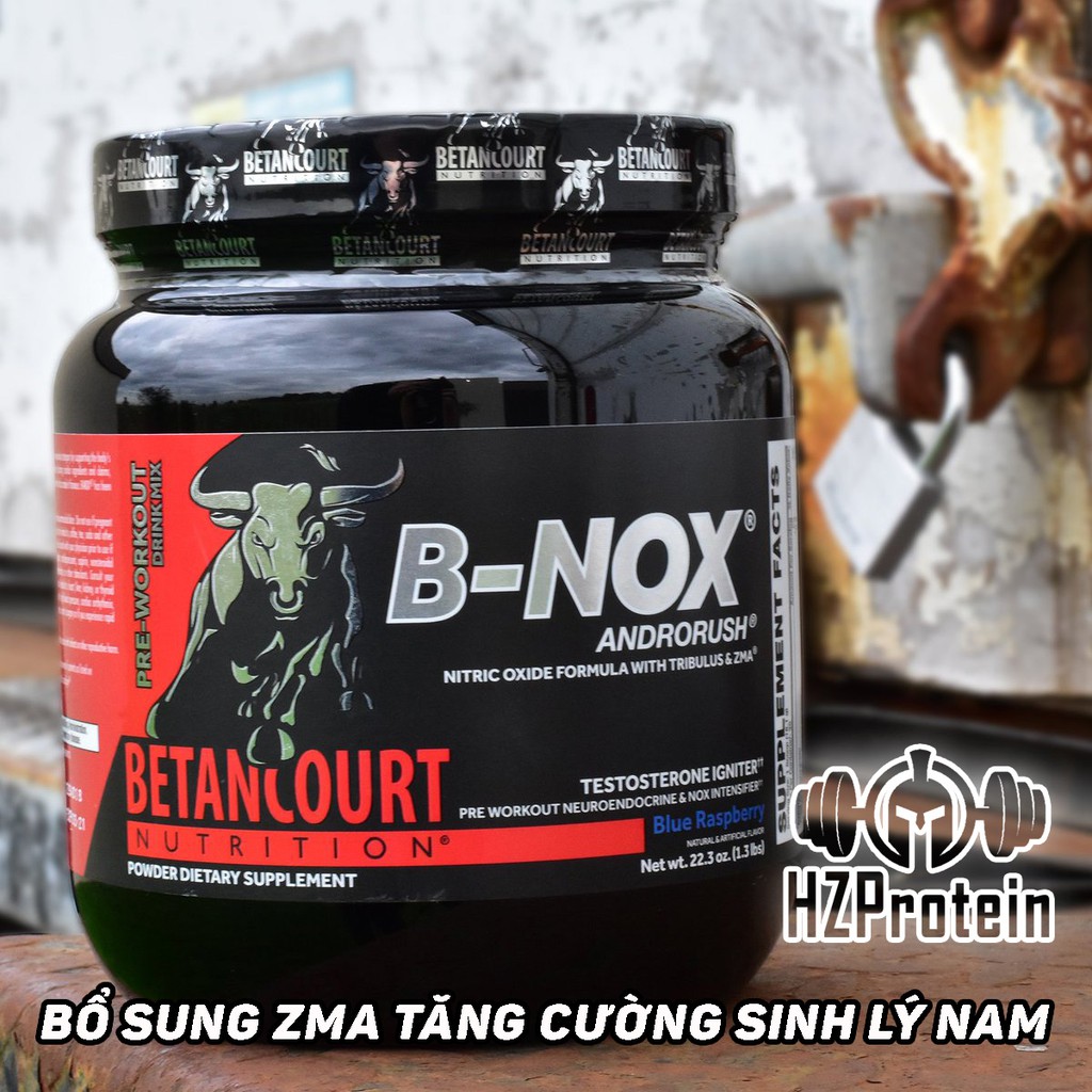 BNOX PREWORKOUT - TĂNG SỨC MẠNH, BỔ SUNG ZMA, TĂNG TESTOSTERONE (35 LẦN DÙNG)