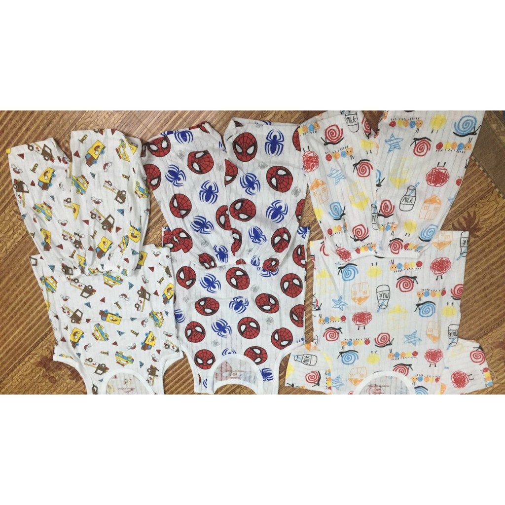 Sét 3 bộ cotton giấy và 5 quần