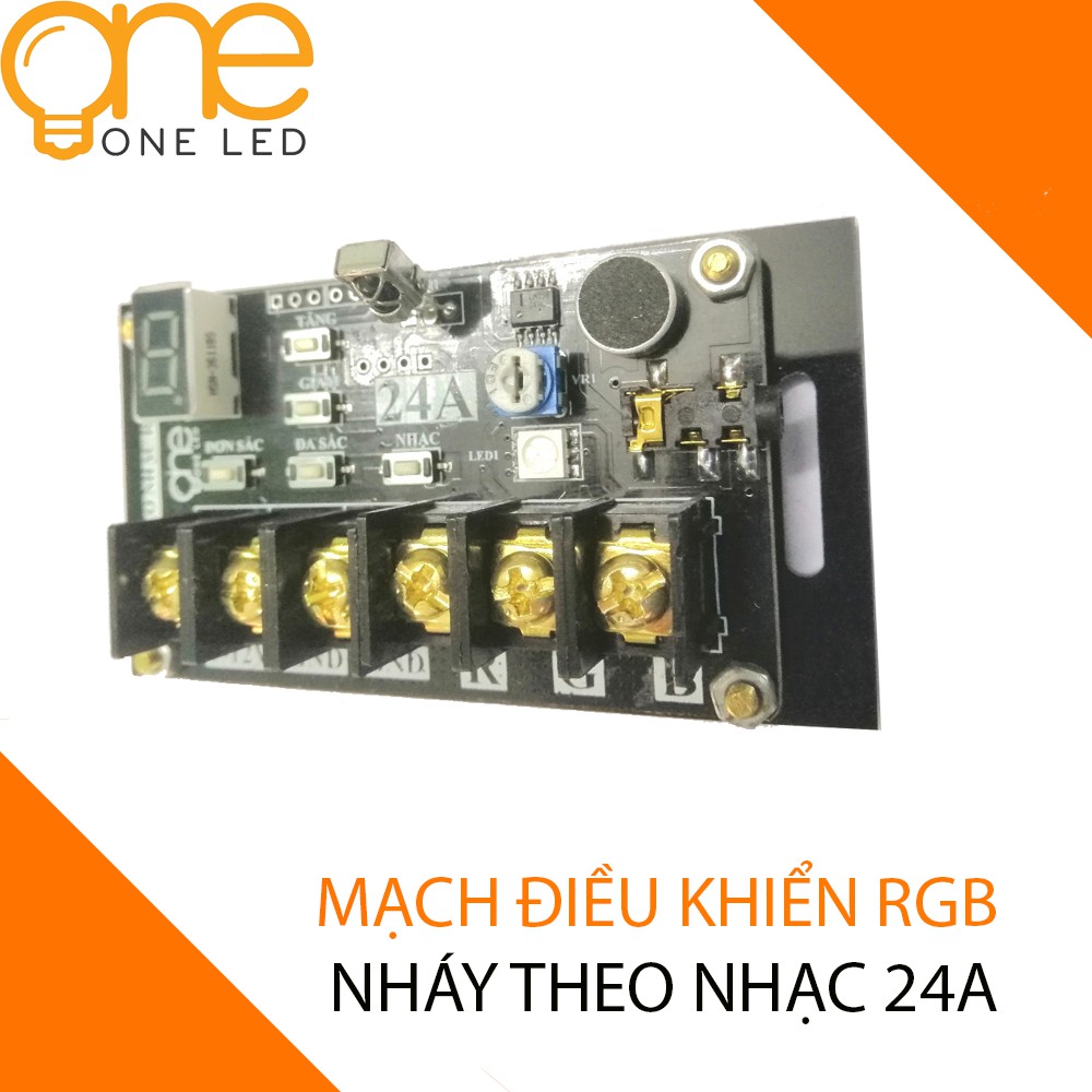 Mạch RGB NHÁY THEO NHẠC OneLED 24A | BigBuy360 - bigbuy360.vn