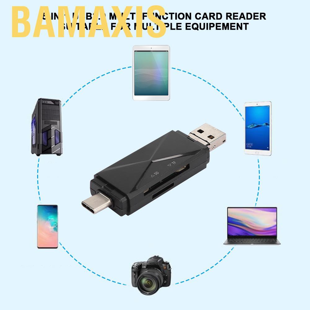 Đầu Đọc Thẻ Nhớ Usb 2.0 5 Trong 1 Đa Năng