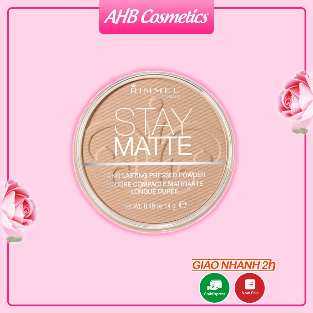 Phấn phủ kiềm dầu Rimmel London Stay Matte