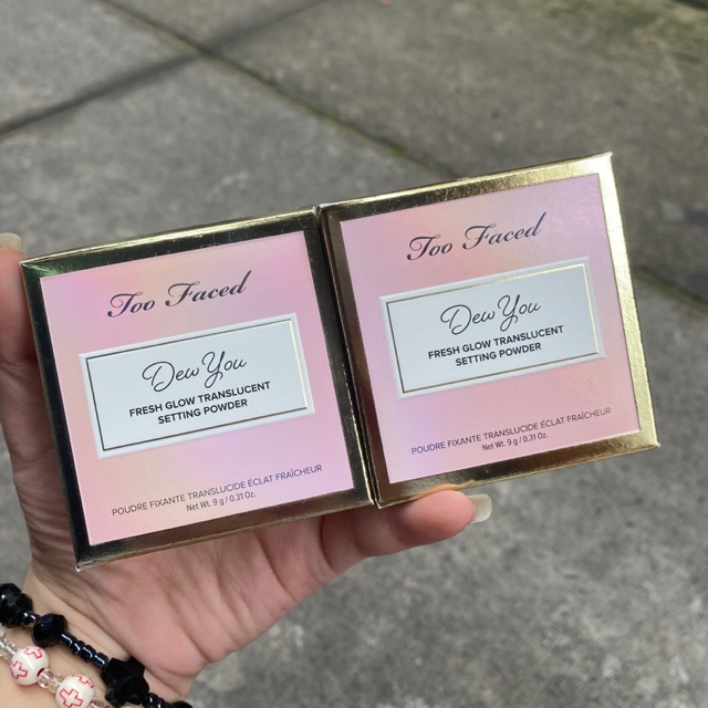 PHẤN PHỦ BỘT TOOFACED DEW YOU FRESH GLOW TRANSLUCENT SETTING POWER.