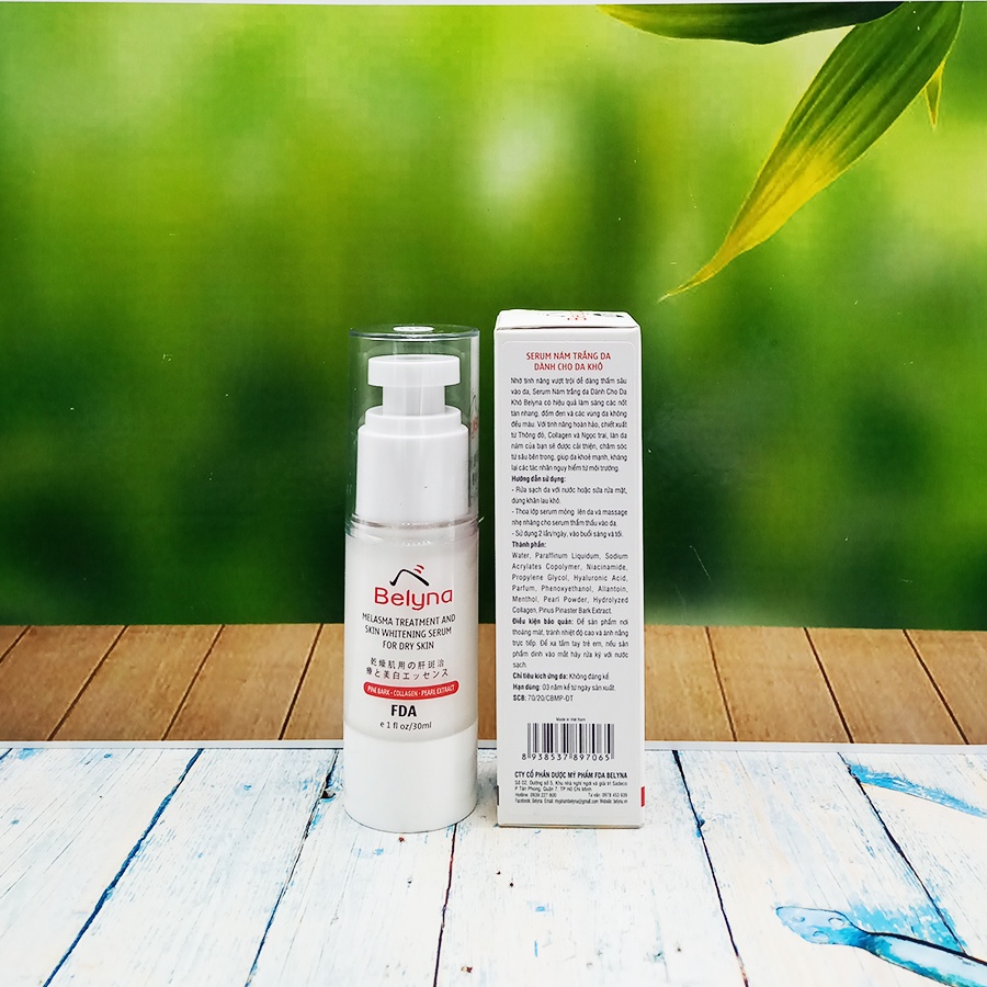 SERUM NÁM TRẮNG DA DÀNH CHO DA KHÔ  BELYNA
