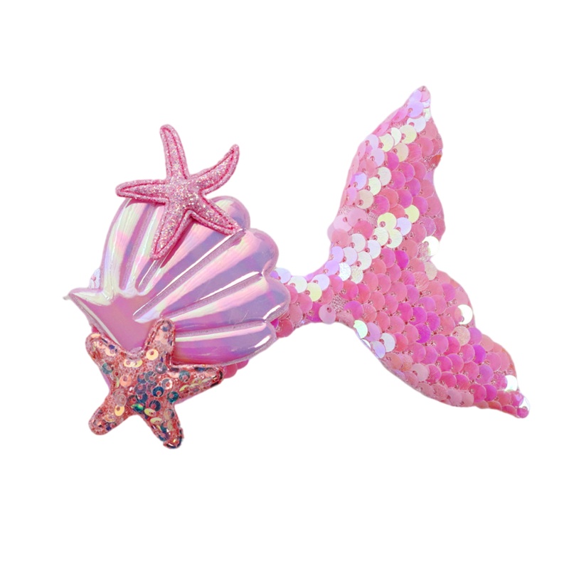 Kẹp Tóc Đuôi Cá Bằng Hợp Kim Họa Tiết Hoạt Hình Phong Cách Lolita Cho Nữ