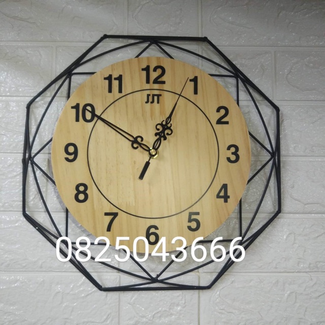 ⚡️Freeship 50k - Toàn quốc⚡️ Đồng hồ lục giác mặt gỗ