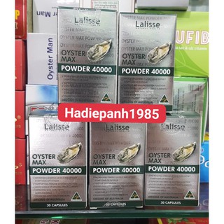 TINH CHẤT HÀU LALISSE + QUÀ TẶNG CỦA HÃNG ( HỘP 30 VIÊN TINH CHẤT HÀU)