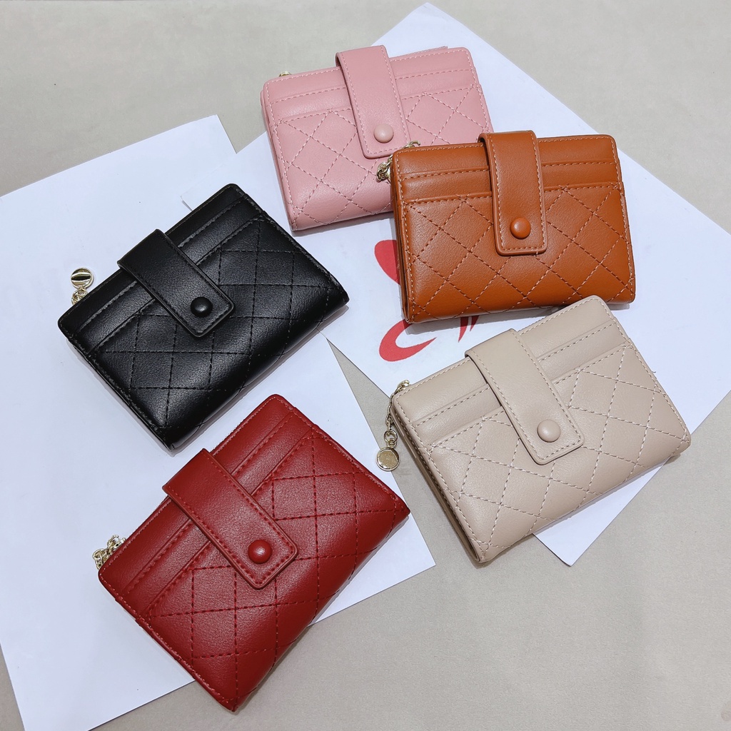 Min's Shoes - Ví nữ mini cao cấp ngắn nhỏ gọn bỏ túi thời trang ví 304