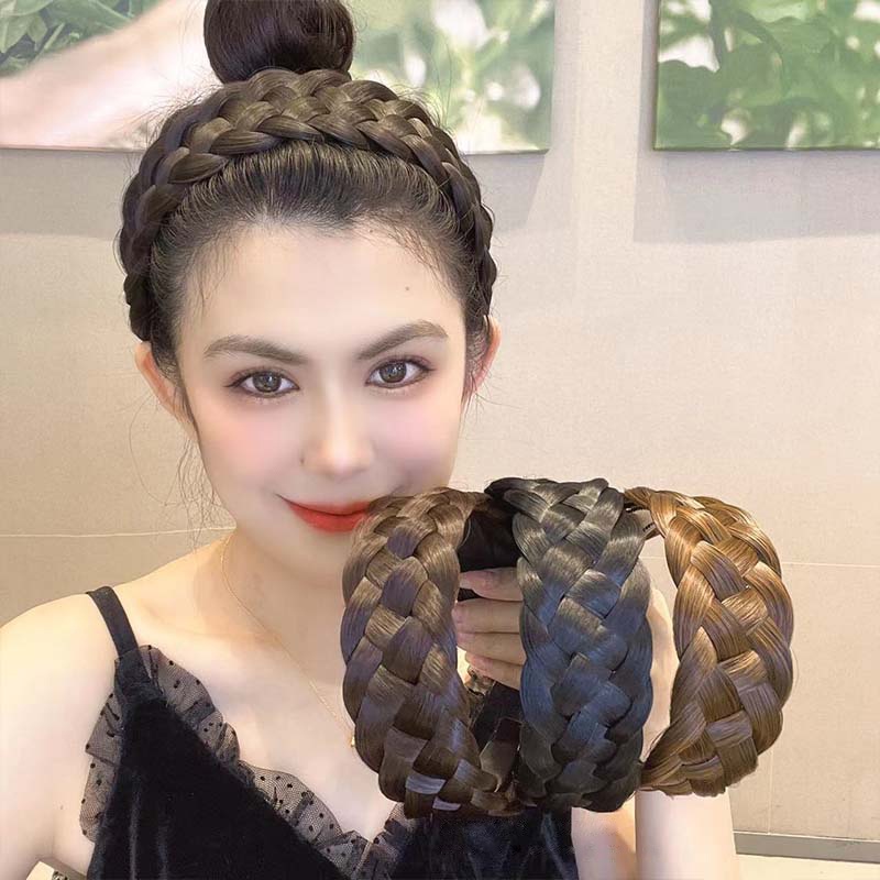 Tóc Giả Xương Cá Handmade Dày Dặn Thời Trang Dành Cho Nữ