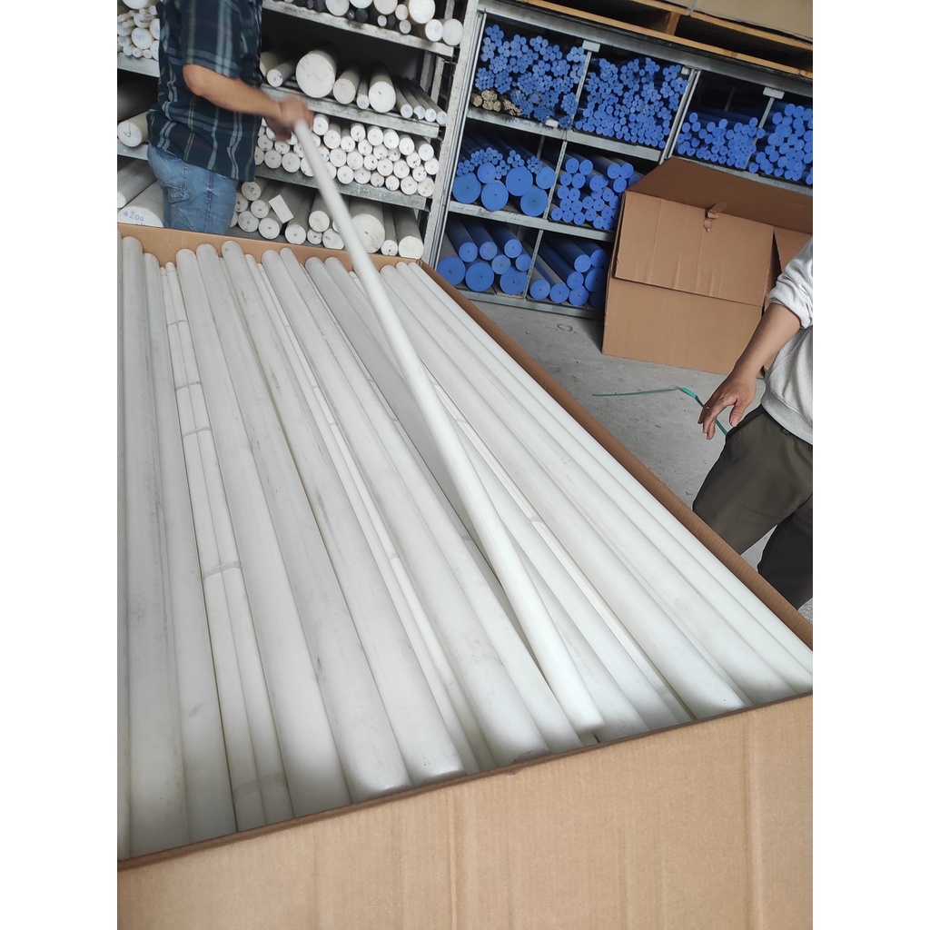 Thanh nhựa POM HQ tròn đặc đường kính D55x500mm