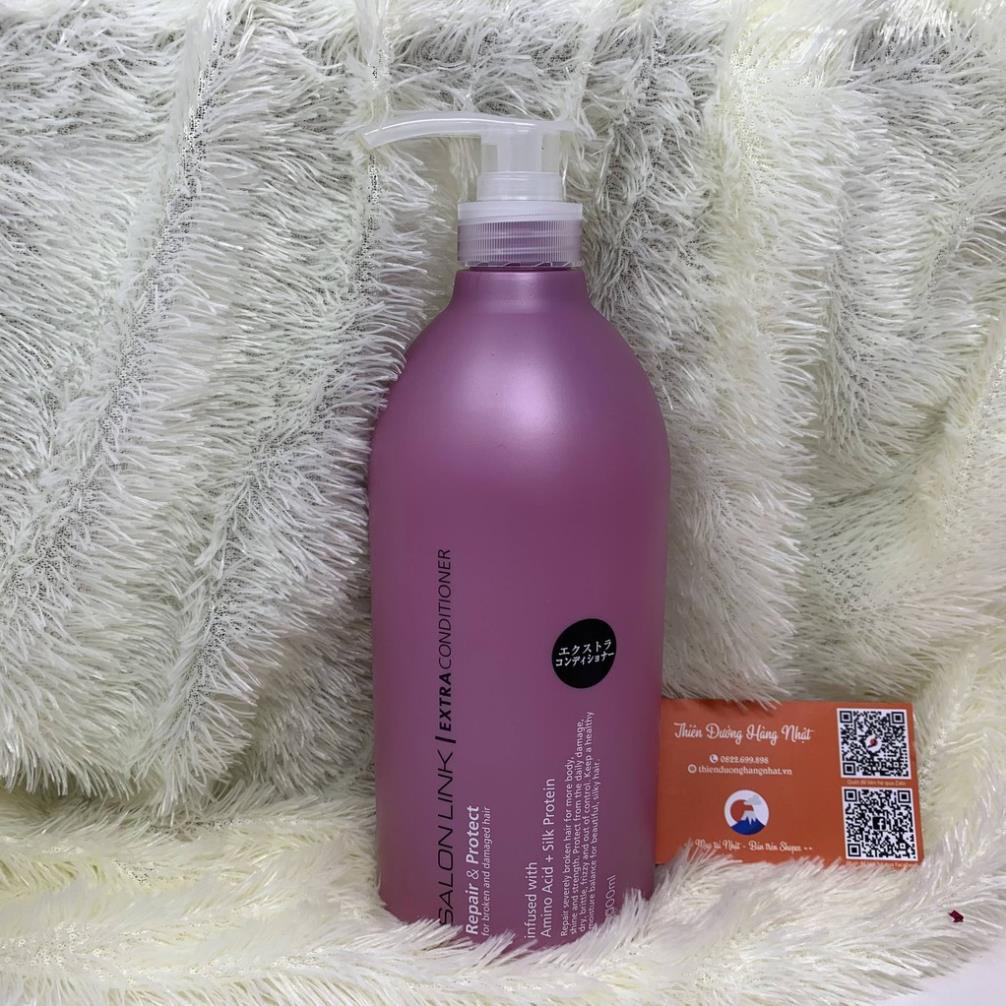 Dầu gội dầu xả Salon Link Extra 1000ML dầu gội cho tóc nhuộm hàng Nhật Maneki | BigBuy360 - bigbuy360.vn
