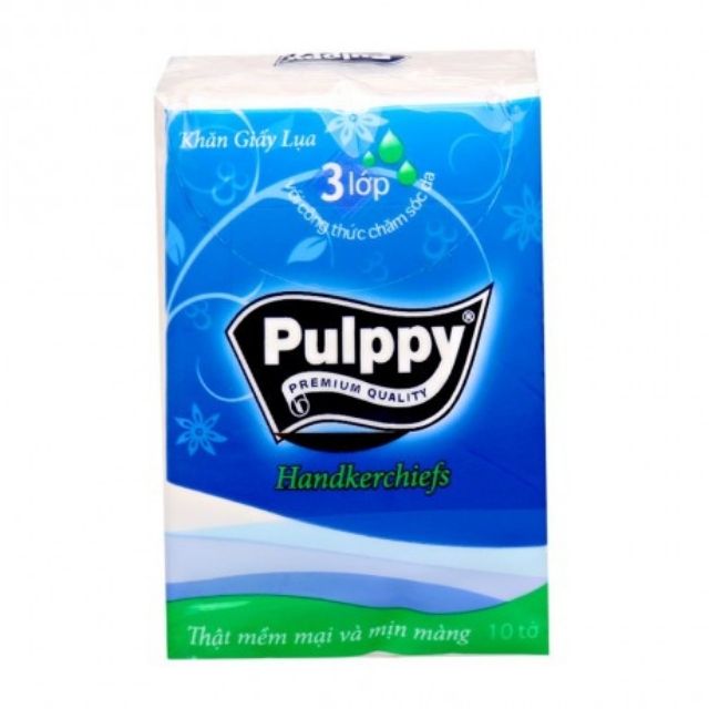 Khăn giấy Pulppy 3 lớp Bỏ Túi