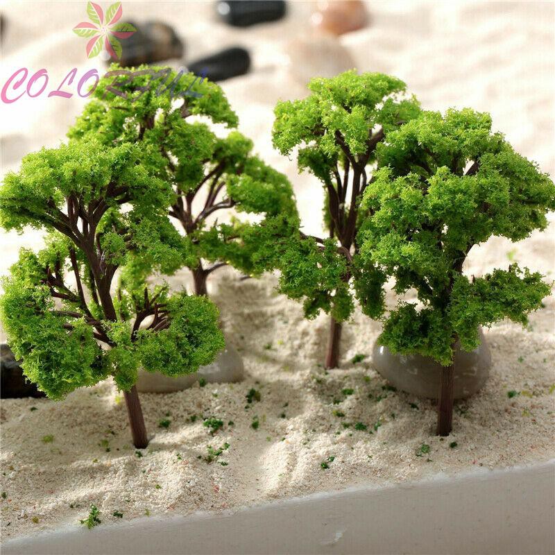 Set 10 mô hình cây giả trang trí