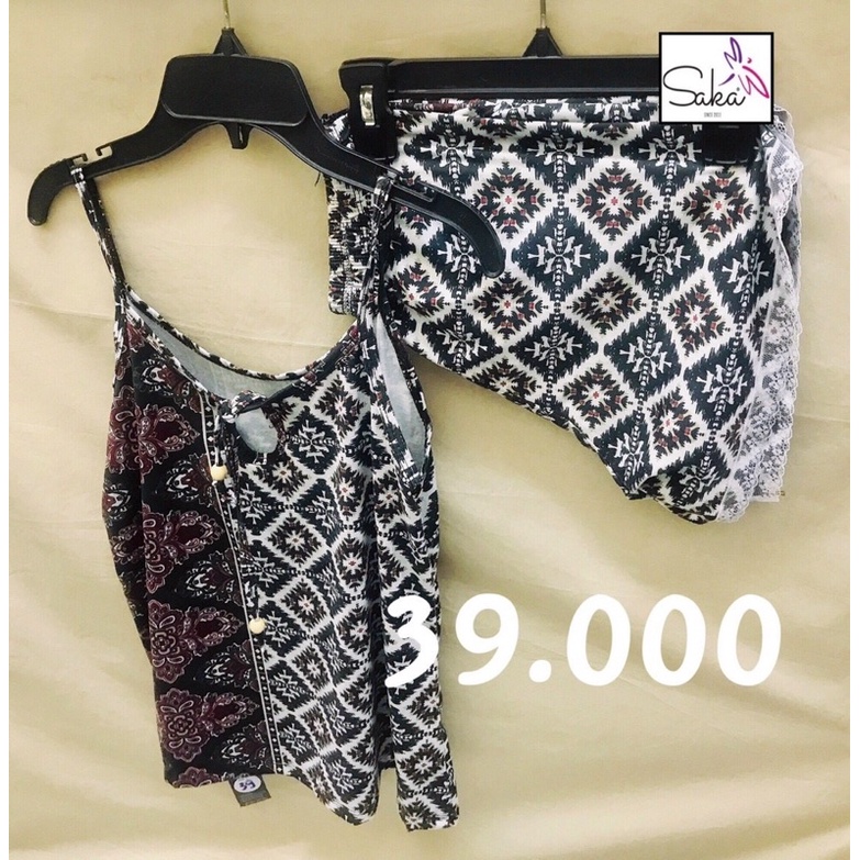 [Thanh lý] Đồ bộ thun mặc nhà hai dây nữ nhiều hoa văn khác nhau