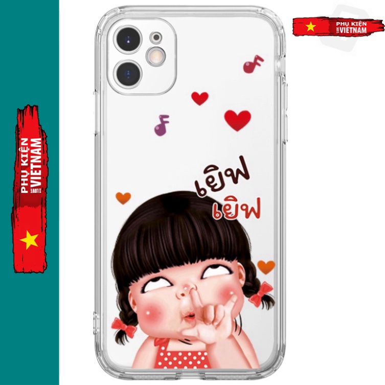 Ốp lưng iphone 6, 6s plus, 7 8 Plus, X, XS, XR, XSMAX, 11 , 12, 13 PROMAX suốt trong quãng siêu nghịch PKVN