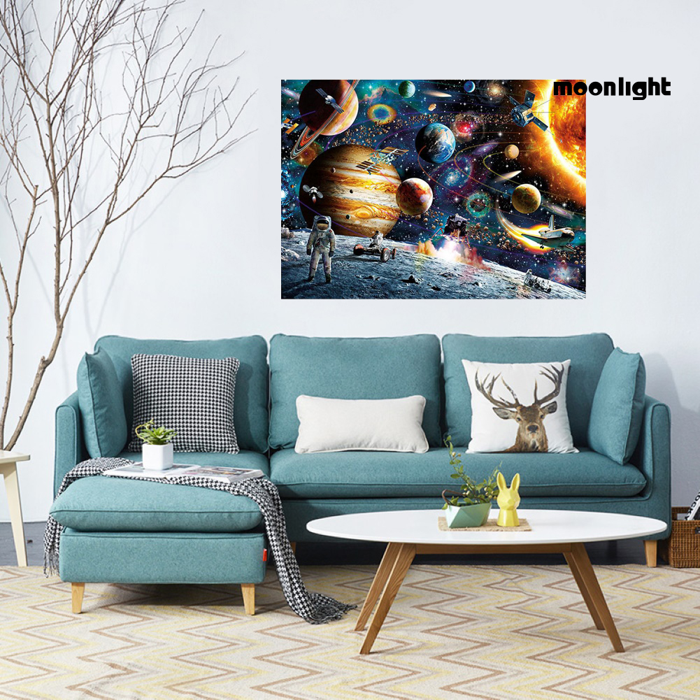 Bộ đồ chơi ghép hình 1000 mảnh họa tiết hành tinh đồ chơi cho bé