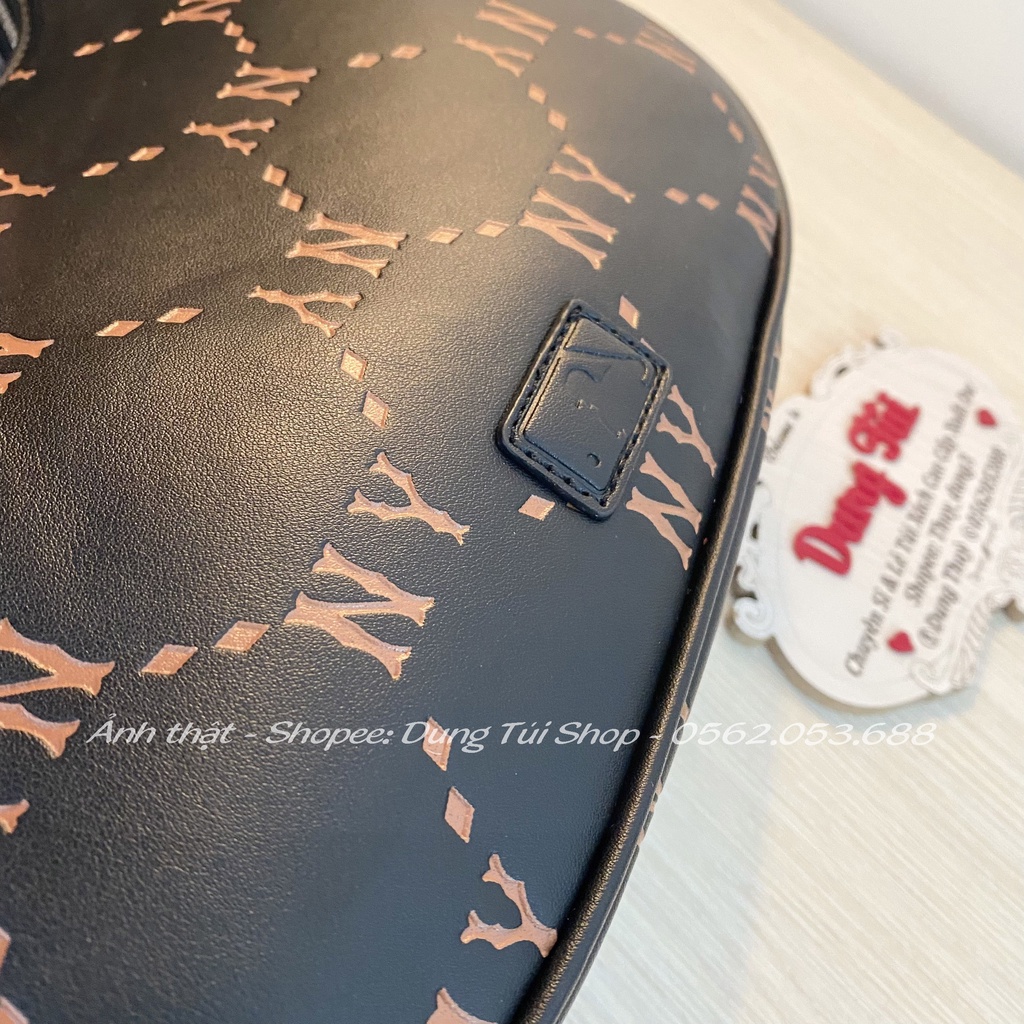 Túi nữ NY kẹp nách + đeo chéo form to size 30 có khóa kéo dây bảng to full màu