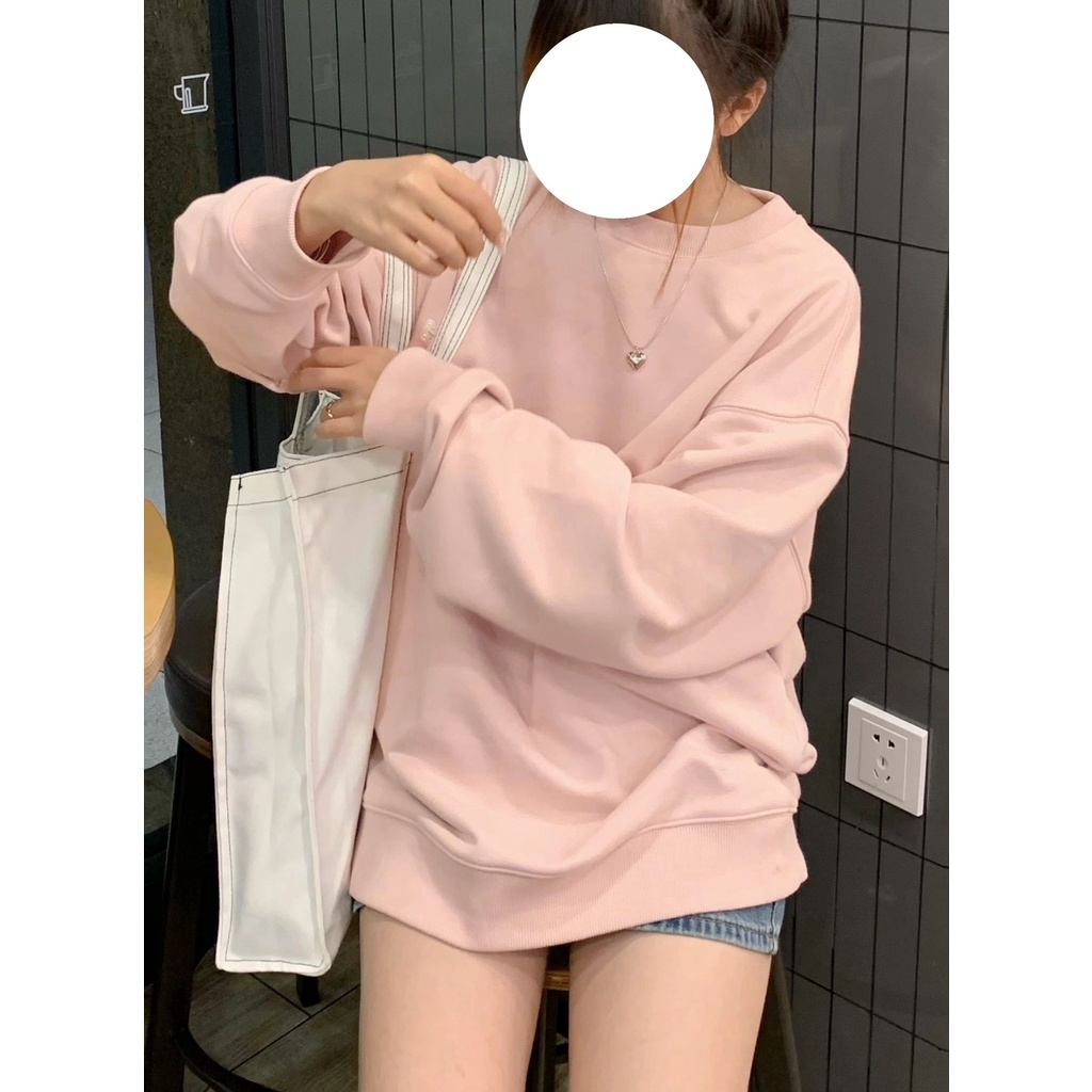 Áo Thun Sweater Tay Dài Thêu Họa Tiết Kiểu Nhật Bản Cá Tính