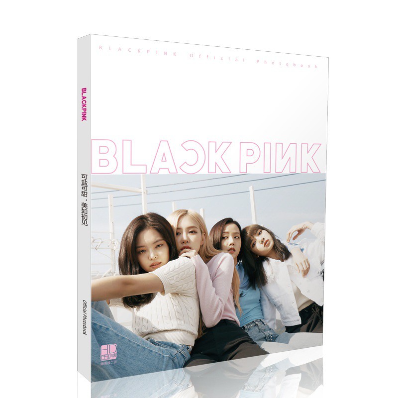 (Bìa Tím/ Hồng) Album ảnh Photobook Blackpink tập ảnh mẫu mới in hình idols