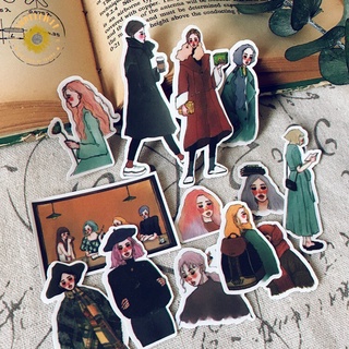 Sunflower- SF01- Set 40 miếng dán Sticker cô gái siêu dễ thương