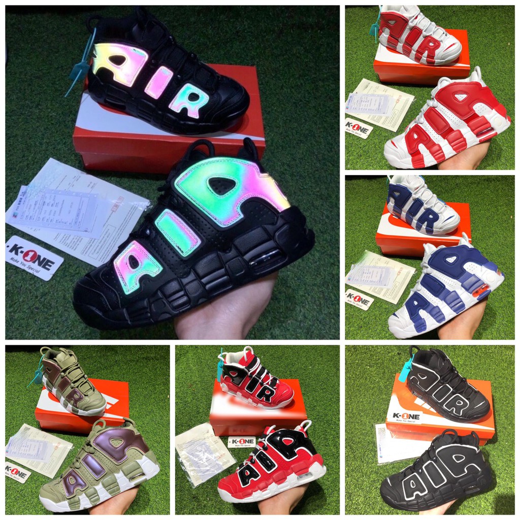 [FREE SHIP+Bill+Tất] Giày thể thao Air Uptempo nam nữ 4 màu