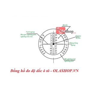 Đồng hồ đo độ nghiêng độ dốc ô tô