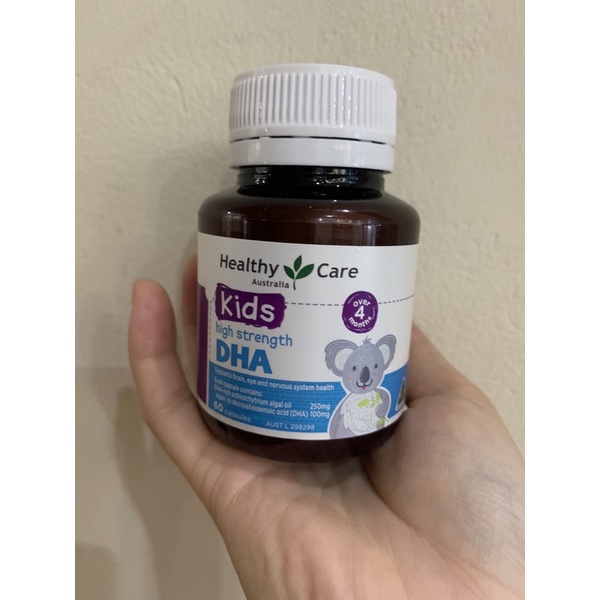 Viên uống DHA, canxi  Heathy Care 60 viên hàng Nội Địa ÚC