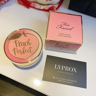 OFF 60% PHẤN PHỦ TOO FACED PEACH PERFECT MATTIFYING LOOSE SETTING POWDER