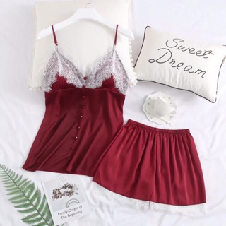 Bộ ngủ lụa quảng châu cao cấp