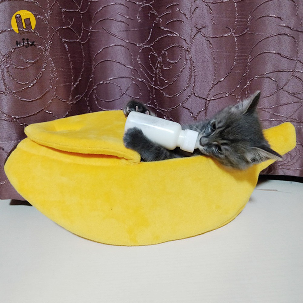 Đệm ngủ hình quả chuối mềm mại độc đáo dành cho mèo cưng